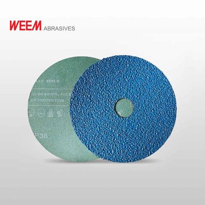 Zirconia-Alumina Grain Resin Fiber Sanding Discs for Angle Grinders